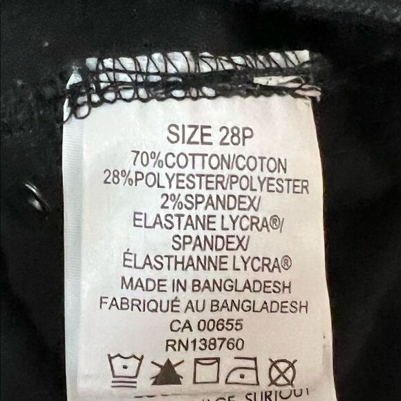 Pennington’s DC Black Straight Leg Jeans Sz 28P - Picture 9 of 10